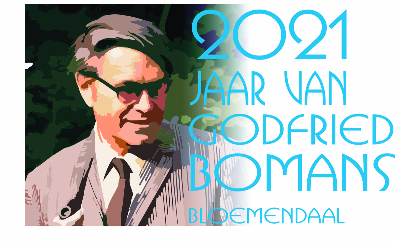 Logo Project Godfried Bomans herleeft in Bloemendaal